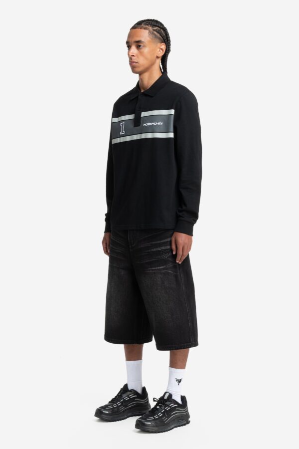 Glamps Black Rugby Long Sleeve – Sporty & Durable - Image 4