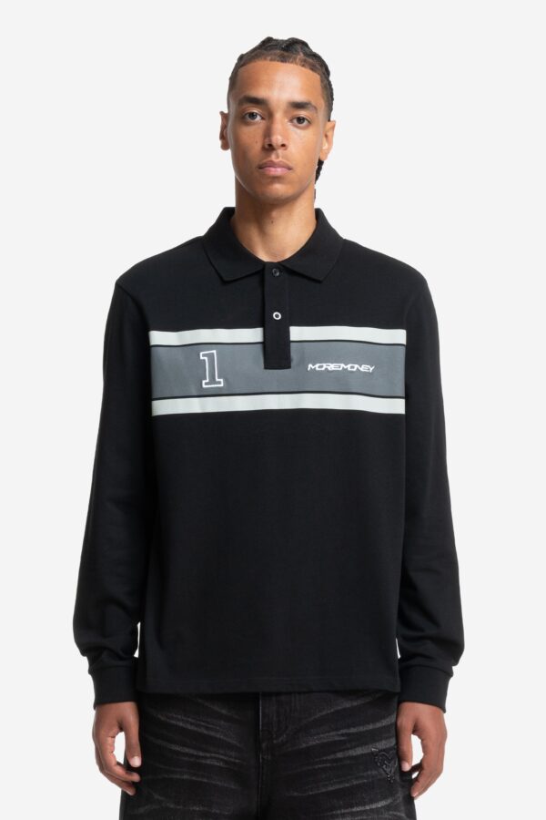 Glamps Black Rugby Long Sleeve – Sporty & Durable - Image 3