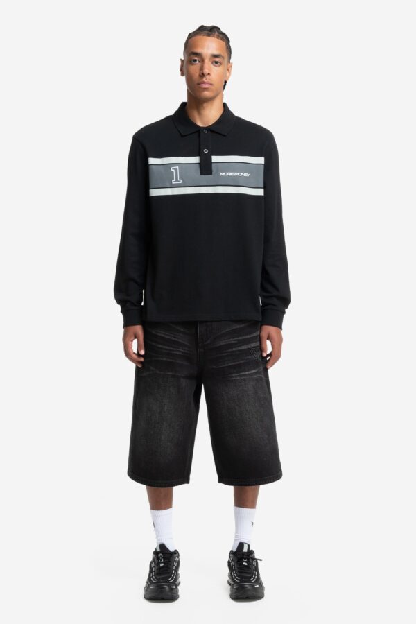Glamps Black Rugby Long Sleeve – Sporty & Durable - Image 2