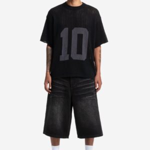 Glamps Black Distinctive Jorts – Urban Style & Comfort