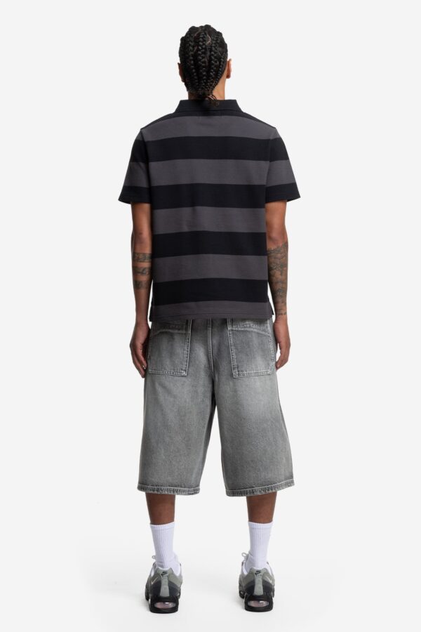 Glamps Black Striped Polo Shirt – Classic & Comfortable - Image 5