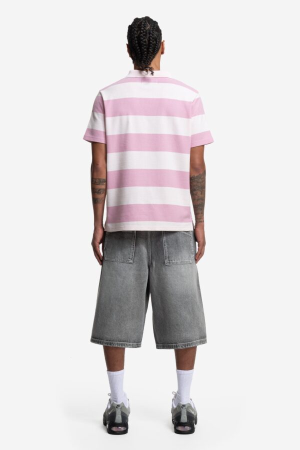 Glamps Pink Striped Polo Shirt – Stylish & Comfortable - Image 5