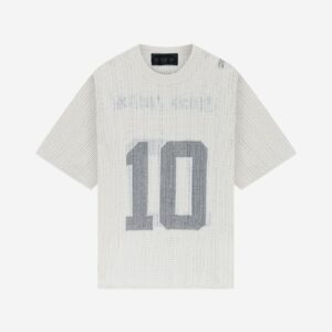 Glamps White Knit Jersey Tee – Soft & Breathable