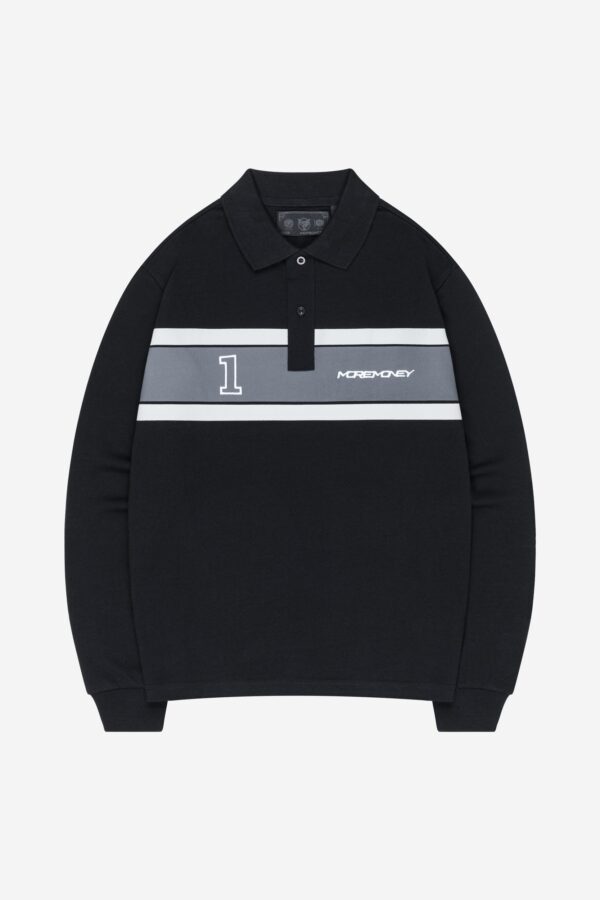 Glamps Black Rugby Long Sleeve – Sporty & Durable