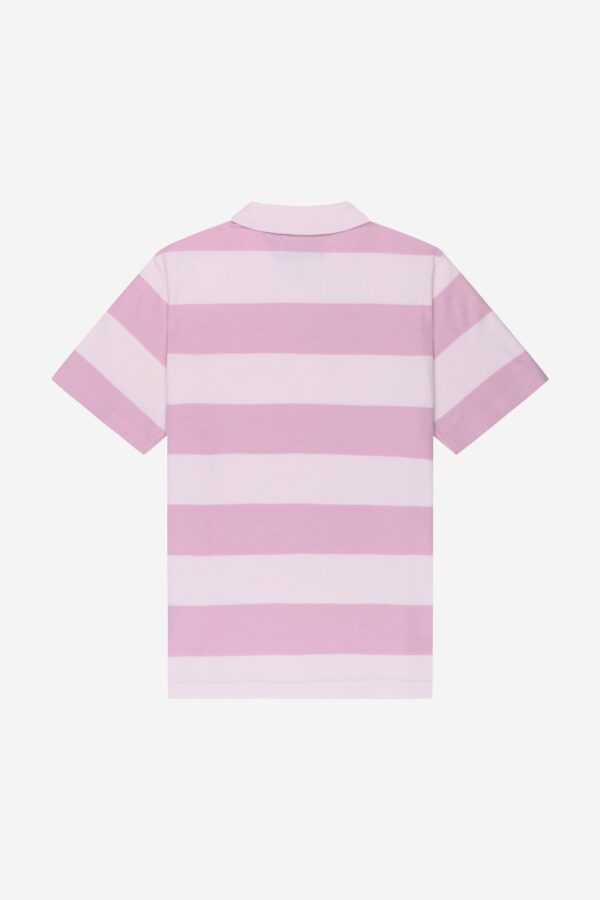 Glamps Pink Striped Polo Shirt – Stylish & Comfortable - Image 6