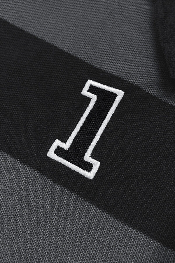 Glamps Black Striped Polo Shirt – Classic & Comfortable - Image 8