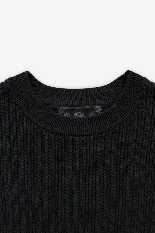 Glamps Black Knit Jersey Tee – Soft & Versatile - Image 9