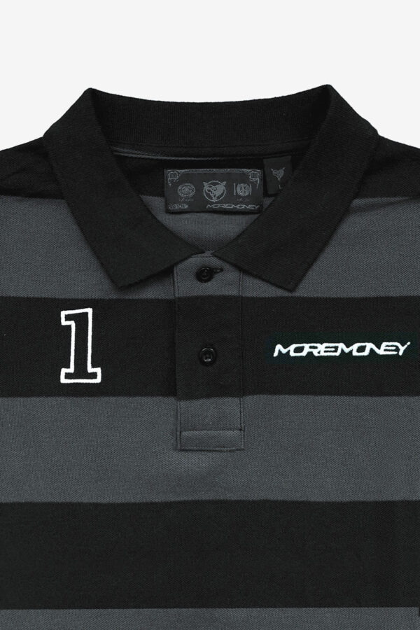 Glamps Black Striped Polo Shirt – Classic & Comfortable - Image 10