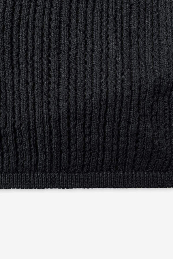 Glamps Black Knit Jersey Tee – Soft & Versatile - Image 11